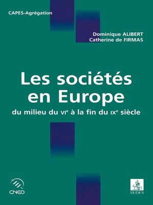 cover image of Les sociétés en Europe